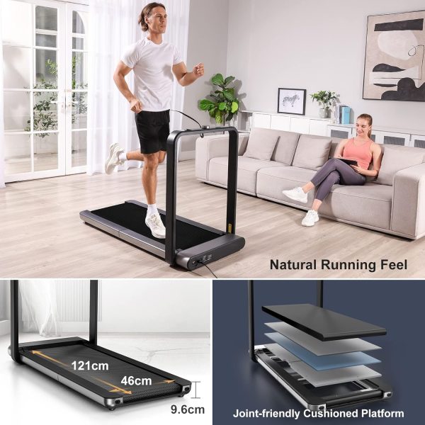 Big Summer Sale Limited Time Offer AED 99د.إ:KingSmith WalkingPad X21 Double-Fold Treadmill Smart Foldable Treadmill Walking and Running Machine Fitness Exercise Gym Alternative...