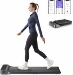 Limited-Time Sale for Summer Surprises AED 89د.إ：KingSmith Walkingpad Z1 Folding Treadmill Ultra Slim Electric 180°Foldable Treadmill Smart Fold Walking Pad Portable Safety Non...