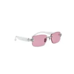 Limited-Time Sale for Summer Surprises AED 99د.إ：Head-turning rimless sunglasses with Prismatic™ Color-changing Lenses