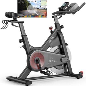 Limited-Time Sale for Summer Surprises AED 99د.إ：JOROTO Exercise Bike/Spin Bike, Silent Stationary Bike Indoor Cycling Bike for home Gym Cardio with Readable Magnetic Resistance...
