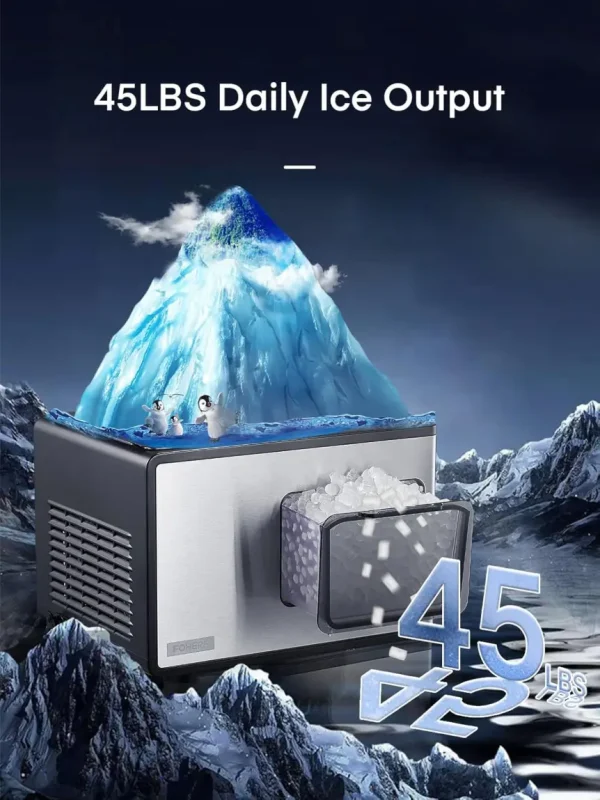 Limited-Time Sale for Summer Surprises AED 99د.إ:Nugget Ice Maker Countertop