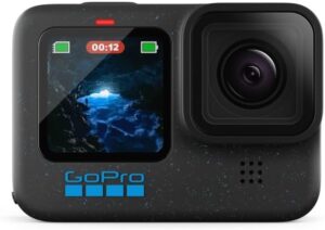 Limited-Time Sale for Summer Surprises AED 99.00د.إ ：GoPro HERO12 Black - Waterproof Action Camera with 5.3K60 Ultra HD Video, 27MP Photos, HDR, 1/1.9" Image Sensor, Live...
