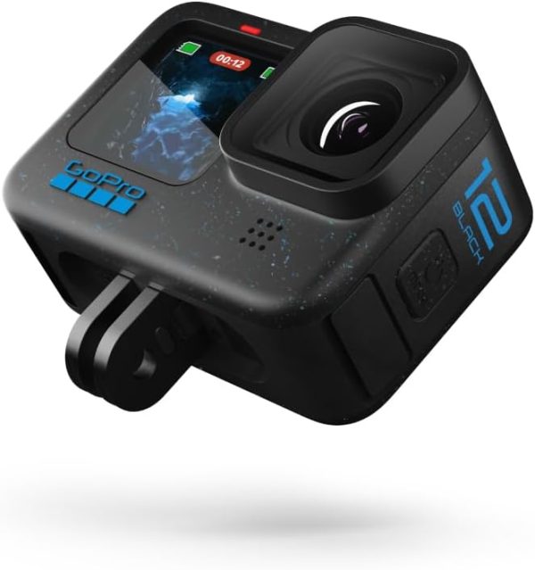 Limited-Time Sale for Summer Surprises AED 99.00د.إ :GoPro HERO12 Black - Waterproof Action Camera with 5.3K60 Ultra HD Video, 27MP Photos, HDR, 1/1.9" Image Sensor, Live...