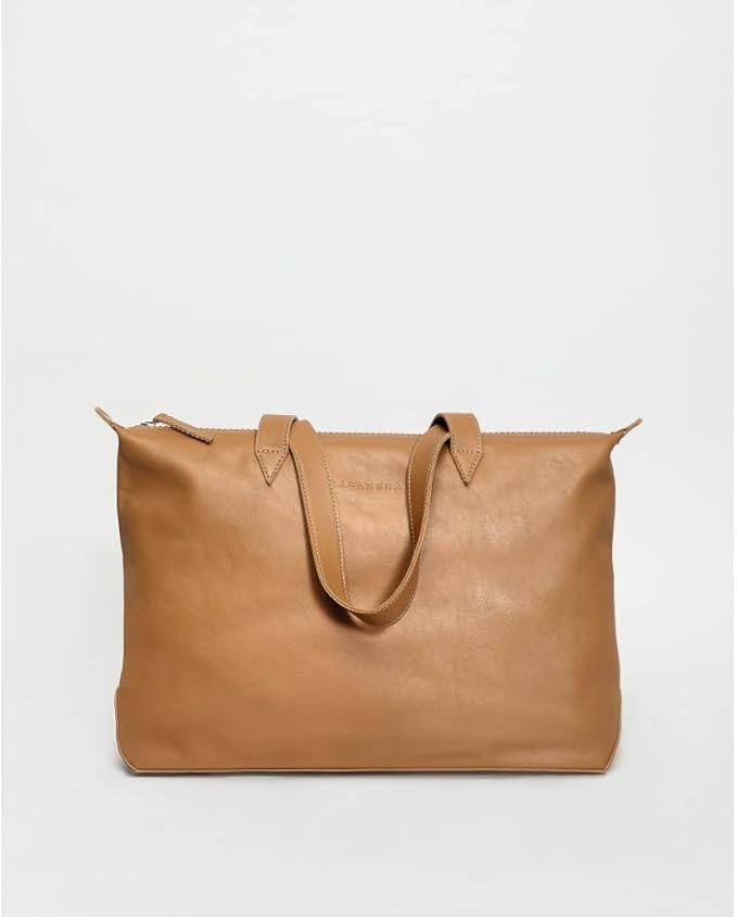 Limited-Time Sale for Summer Surprises AED 99.00د.إ :LACAMBRA Genuine Leather Shoulder Handbag For Women Tote Bag Business Office Work Bag Briefcase Computer Large Lightweight...