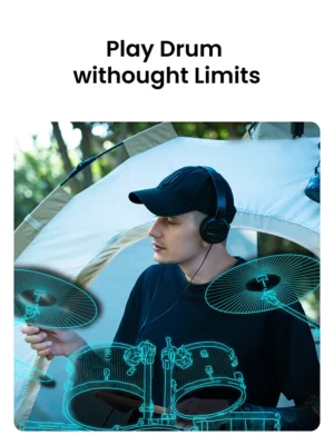 [New User Only Free Shipping]PocketDrum 2 MAX Somatosensory Digital Electronic Air Drum Stick Set Drumsticks and Foot Pedals and Bluetooth Adapter