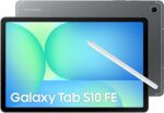 Samsung Galaxy Tab S10 FE, WIFI Android Tablet, 12GB RAM, 256GB Storage, 10.9” Screen, 90Hz Display, S Pen Included, IP68, Long Battery Life, Gray (UAE Version)
