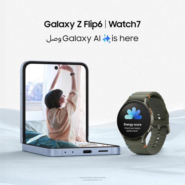 Samsung Galaxy Watch7 Smartwatch, Green, 40mm, Bluetooth, Sleep Coaching, Fitness Tracker (UAE Version)