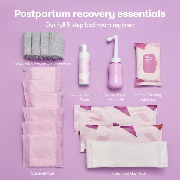 Summer Final Clearance Just AED 99د.إ:Frida Mom Hospital Kit - Labor,Delivery &Postpartum Recovery 30pc Pre-Packed Hospital & Diaper Bag Essentials Gift Set, Includes Labor,...