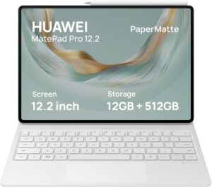 Summer Final Clearance Just AED 99د.إ：HUAWEI MatePad Pro 12.2-Inch PaperMatte Tendem OLED Tablet 12GB+512GB WiFi Inbox with Keyboard+M-Pencil 3rd Gen, Free Gifts, Life time Free...