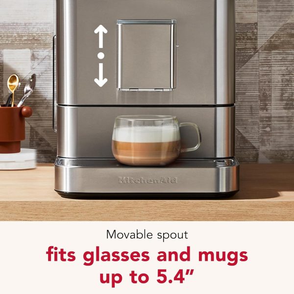 Summer Final Clearance Just AED 99د.إ:KitchenAid Fully Automatic Espresso Machine KF6, KES8556SX, Stainless Steel
