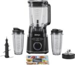 Summer Final Clearance Just AED 99د.إ：Ninja 2-in-1 Detect Power Blender Pro & Single Serve, 1200W Blender With Jug, & 2x Single Serve Cups, Blend Smoothies, Chop Vegetables &...