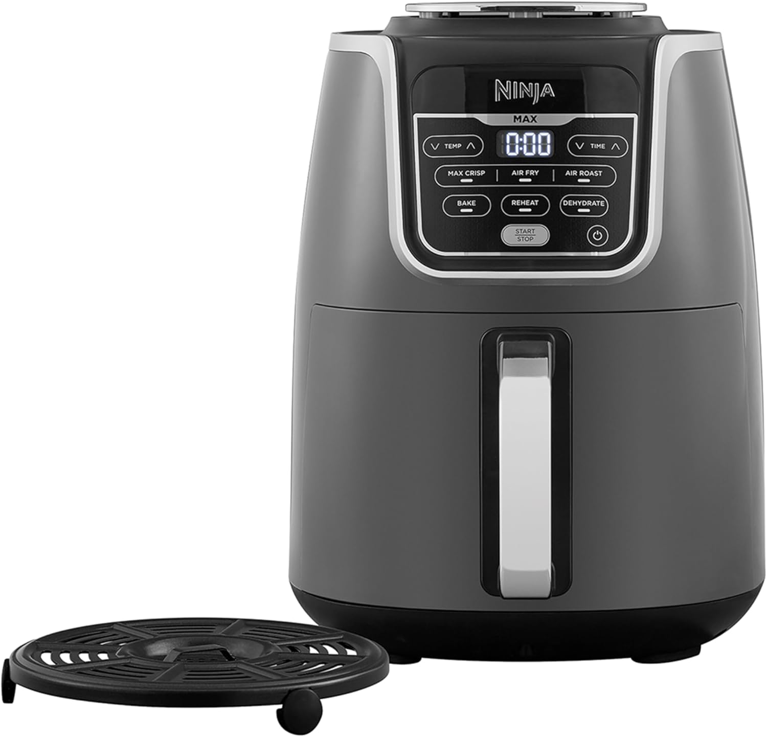 Summer Final Clearance Just AED 99د.إ:Ninja Air Fryer Max Xl, Max Crisp, Air Roast, Bake, Reheat, Dehydrate, 5.2 Liters, 1750 Watts, Grey and Black, AF160ME, 2 Years Warranty