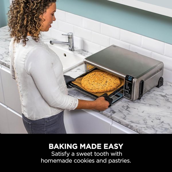 Summer Final Clearance Just AED 99د.إ:Ninja Foodi 8-in-1 Flip Oven, Portable Mini Oven for Countertop and Work Surfaces, Multifunctional Oven with 8 Cooking Functions; Air Fry,...