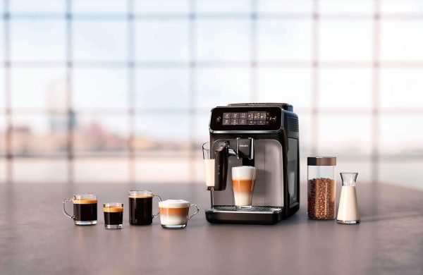 Summer Final Clearance Just AED 99د.إ:Philips Series 3200 Fully Automatic Espresso Machine - 1500W, LatteGo, Touch Display, 5 Beverages, Easy cleaning - EP3246/70