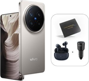Summer Final Clearance Just AED 99د.إ：Vivo X200 Pro 5G (Titanium, 16GB RAM, 512GB) | AMOLED 120Hz Display | 200MP ZEISS Camera | 6000 mAh Battery | MediaTek Dimensity 9400 |...