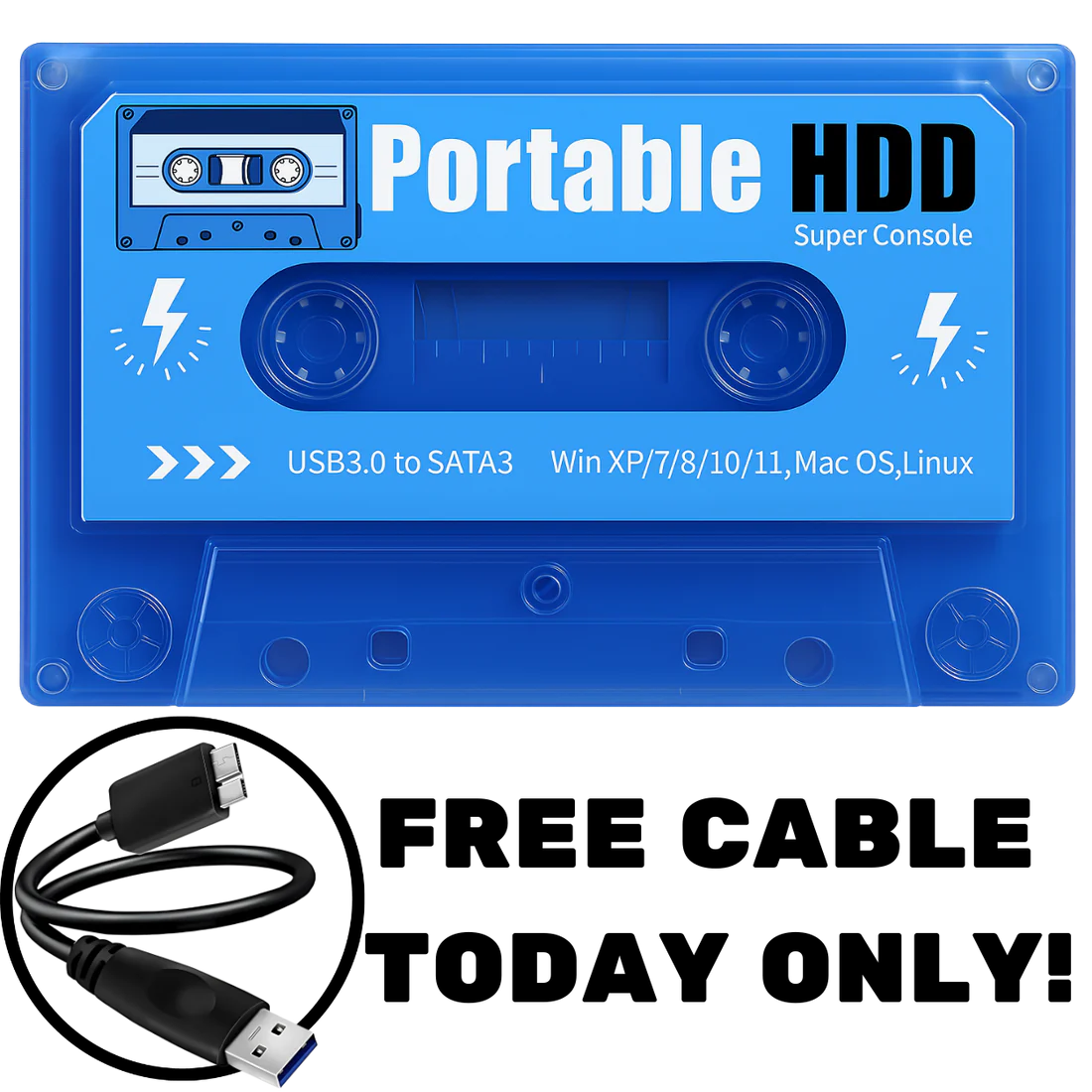 While Stocks Last:2025 New RetroDisk™: 200+ Game Consoles, 114,000+ Games, Includes Free 2.4G Wireless Controller