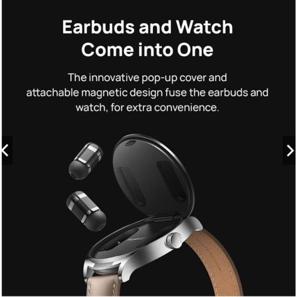 While Stocks Last: HW Watch Buds Smart Watch with Wireless Earphones - Compatible with iOS and Android
