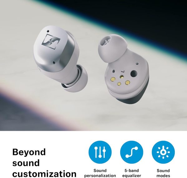 While Stocks Last:Sennheiser MOMENTUM True Wireless 4 - Smart Earbuds With Bluetooth 5.4, Crystal-Clear Sound, Comfortable Design, 30-Hour Battery Life, Adaptive ANC