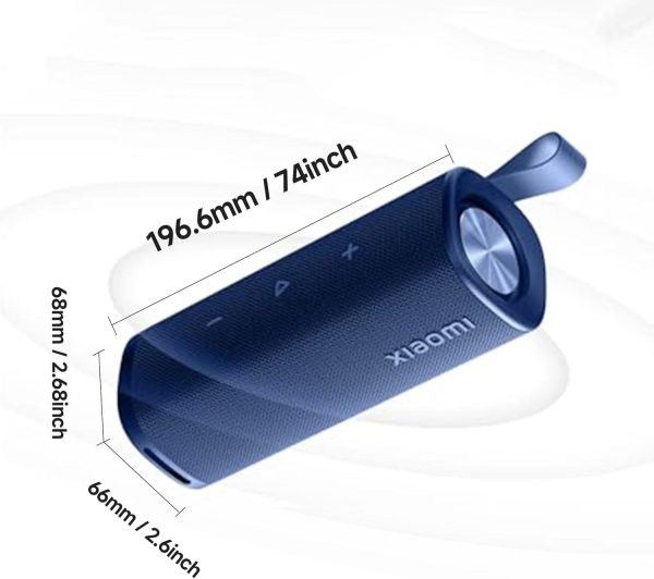 Xiaomi Portable Bluetooth Speaker (30W), Sound, True Wireless Stereo, Bluetooth 5.4, IP69 Waterproof, Long Time Playback, Blue